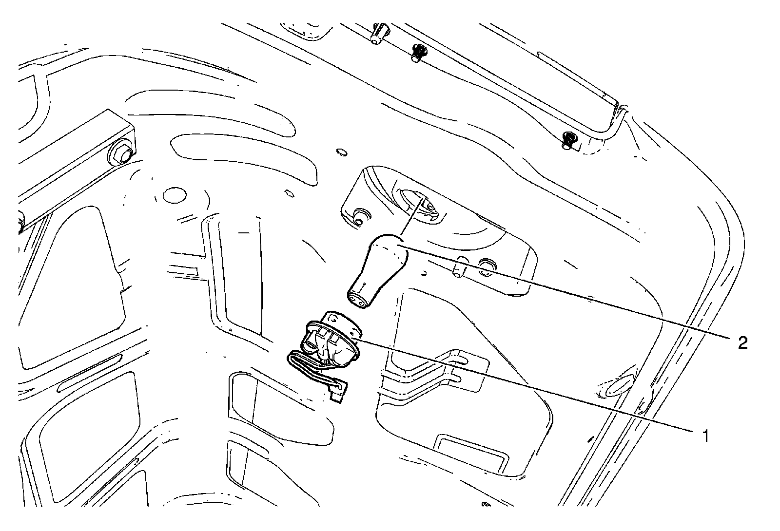 Factory diagram — Backup Light Bulb