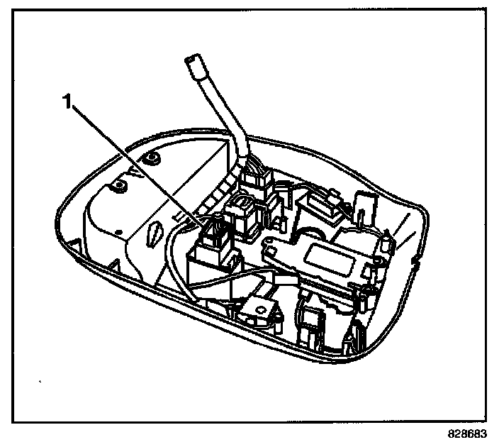 Factory diagram — Power Window Switch