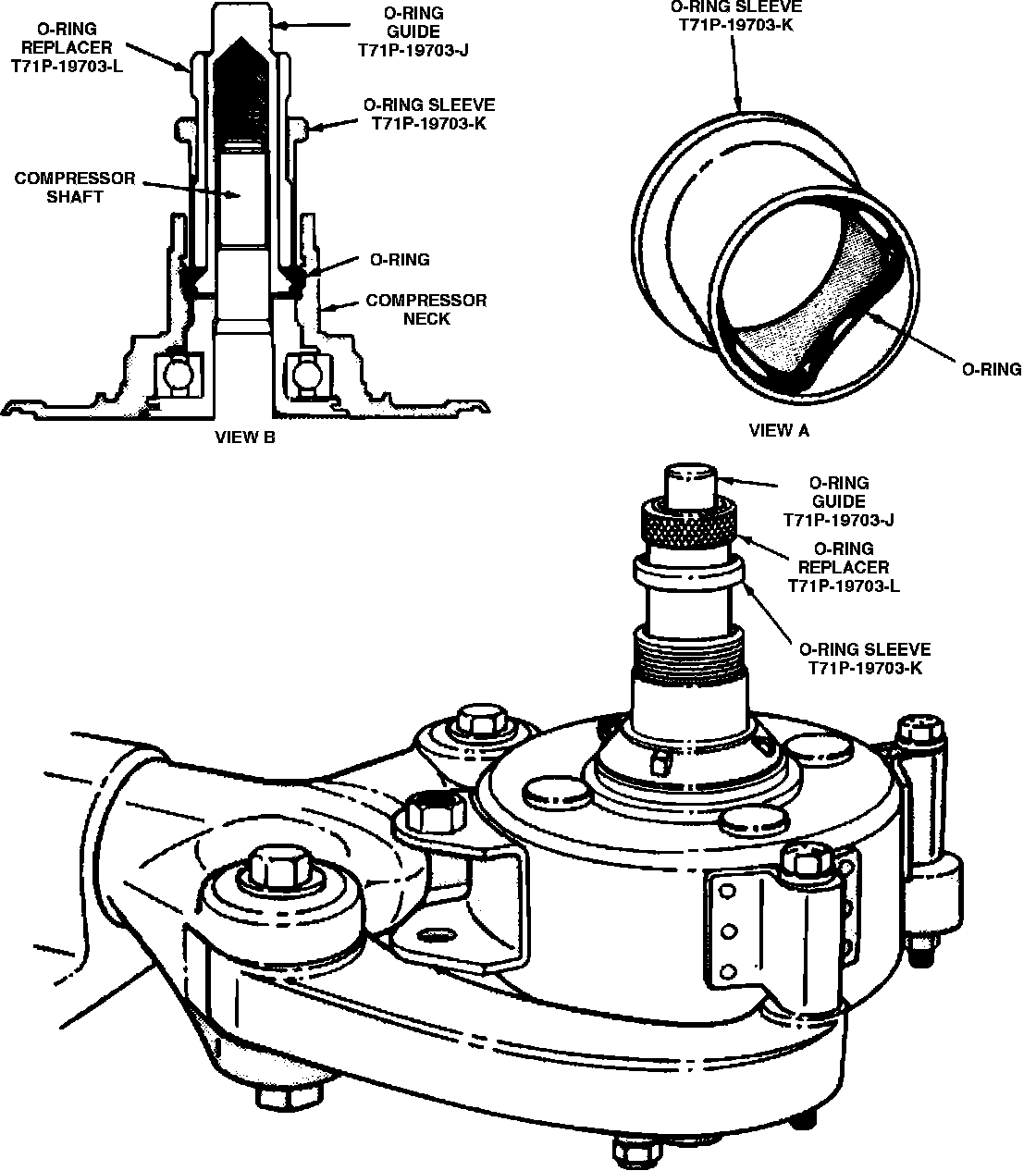 Factory diagram — With HR-980 Compressor