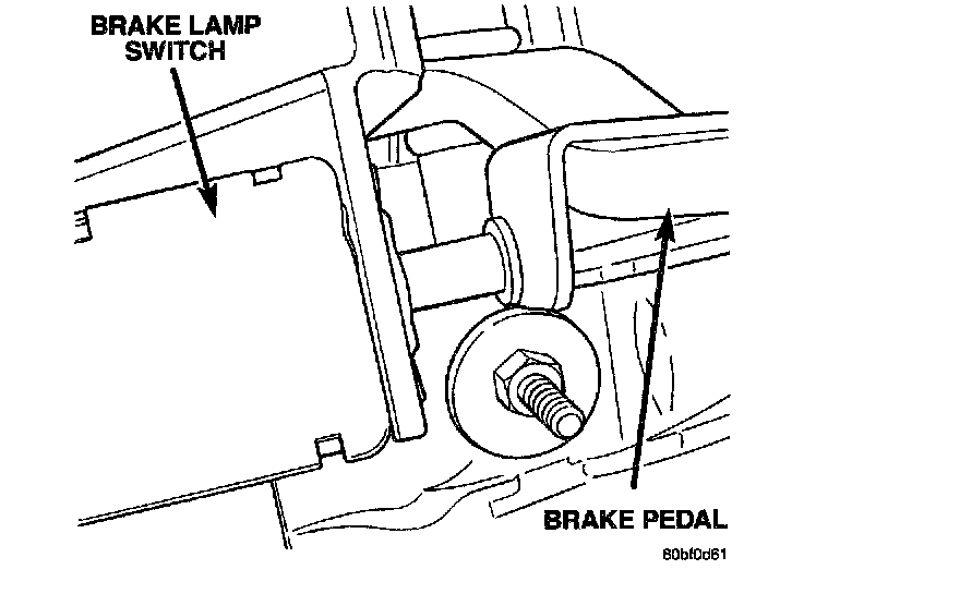 Factory diagram — Brake Light Switch