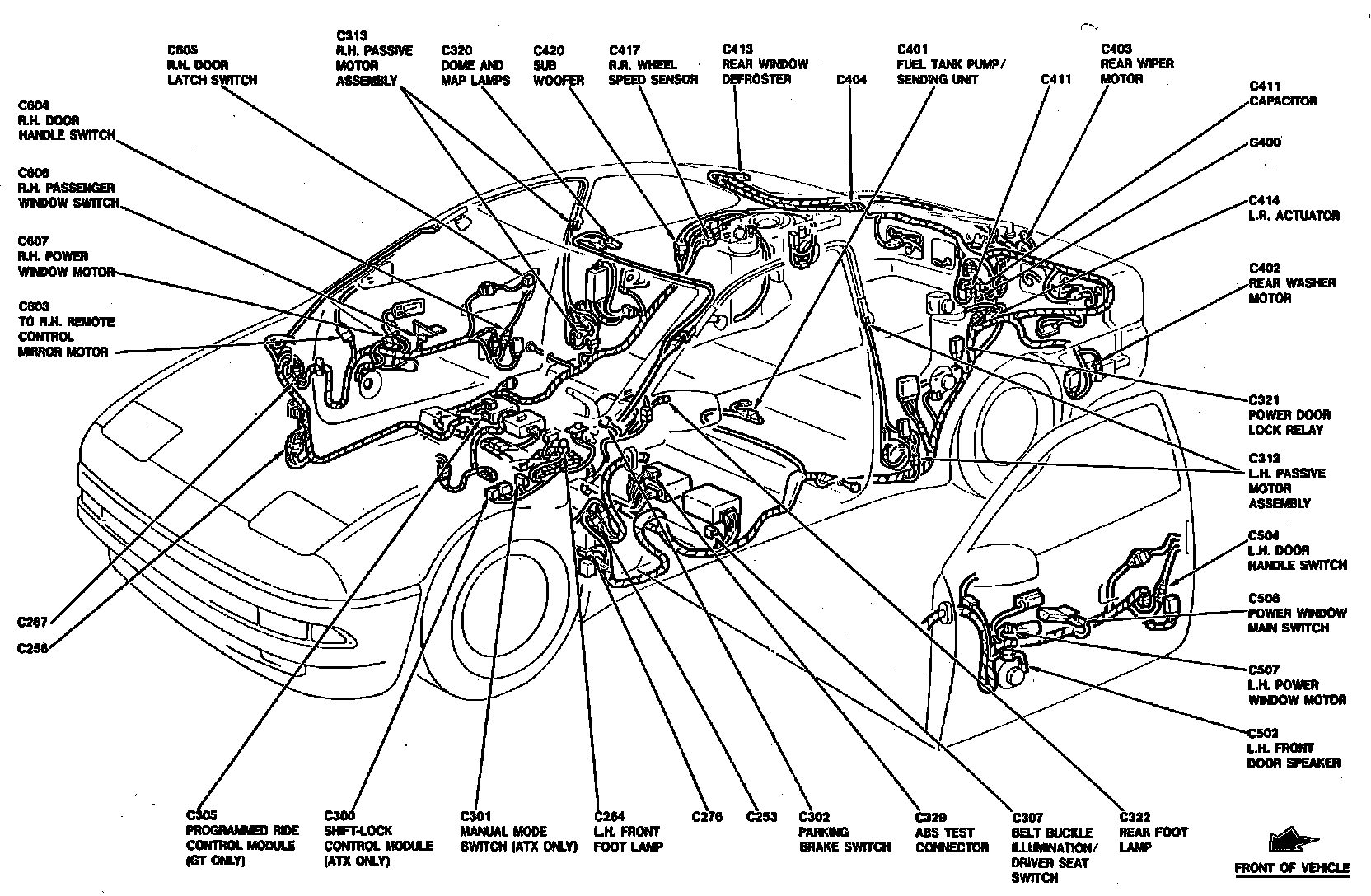 Factory diagram — Fuel Gauge Sender