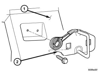 Factory diagram — Trunk / Liftgate Striker