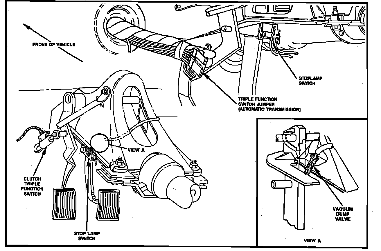 Factory diagram — Brake Light Switch