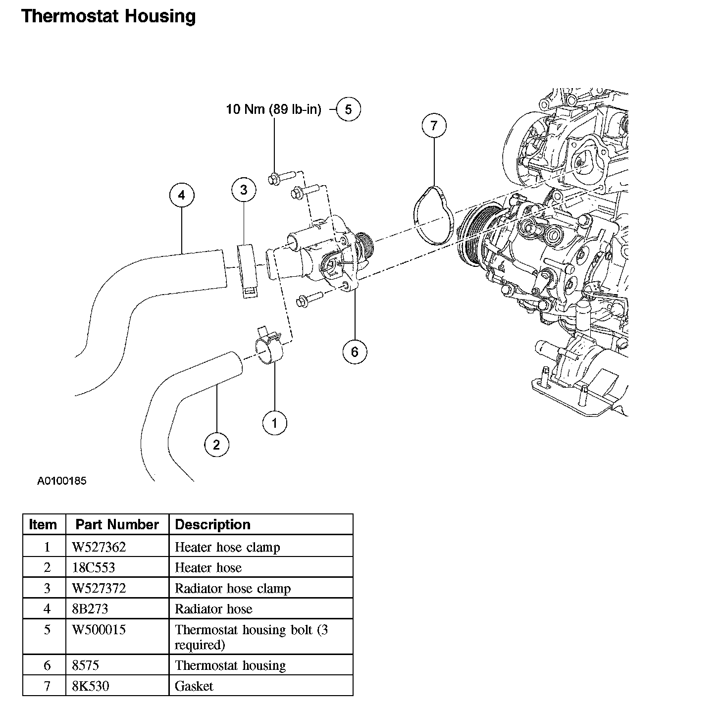 Factory diagram — Thermostat