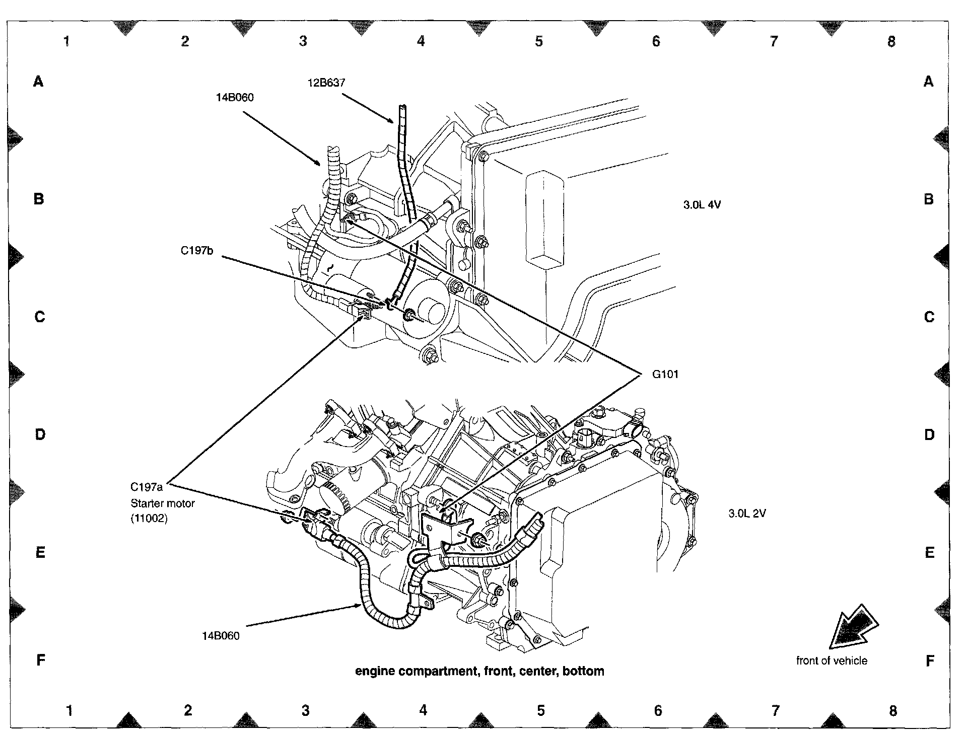 Factory diagram — Starter Motor
