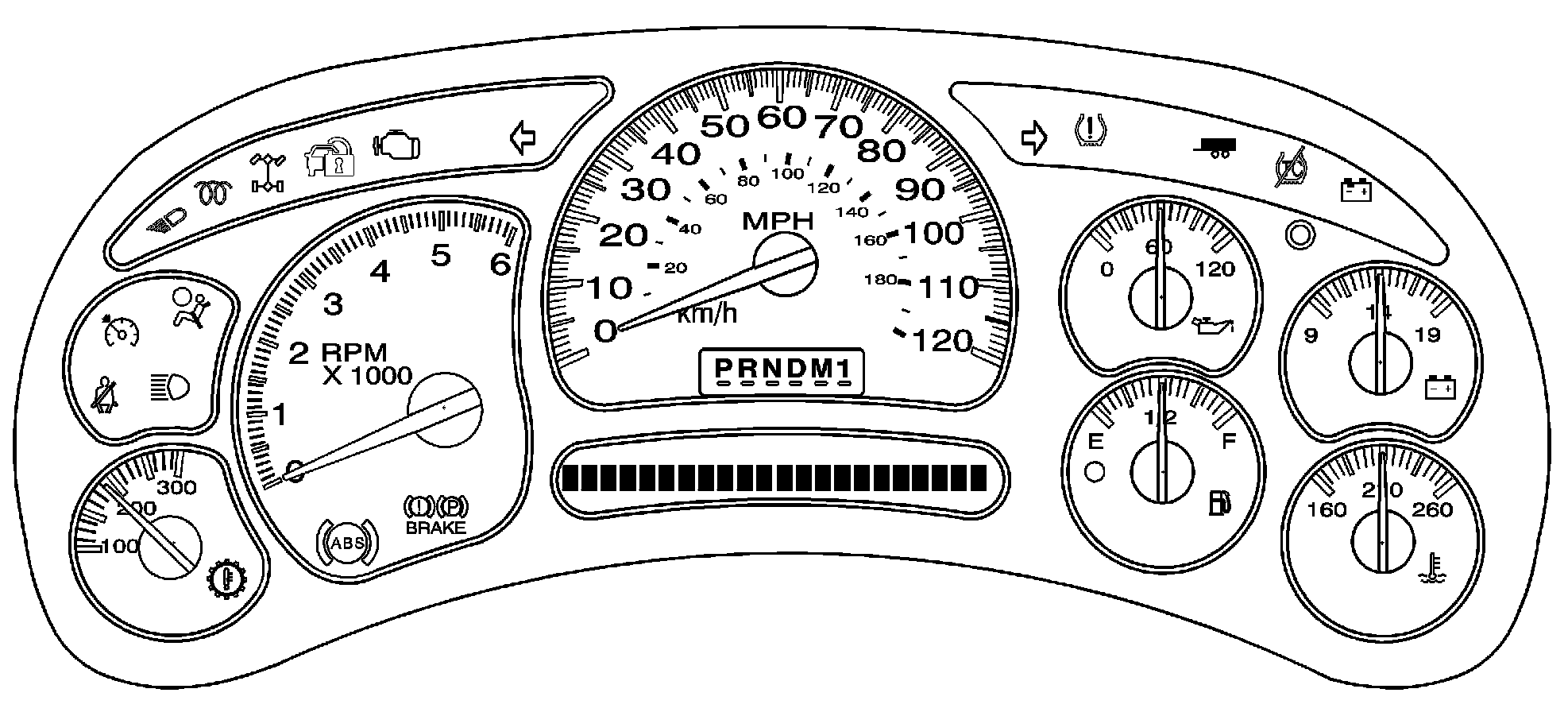 Factory diagram — Instrument Cluster / Carrier