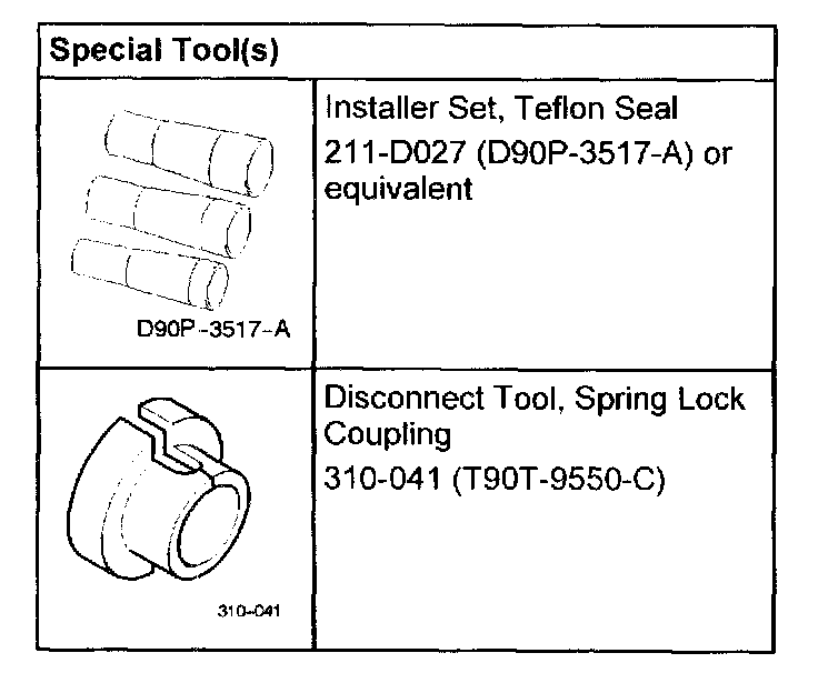 Factory diagram — Power Steering Line/Hose