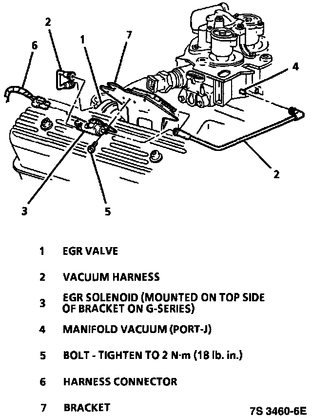 Factory diagram — EGR Valve