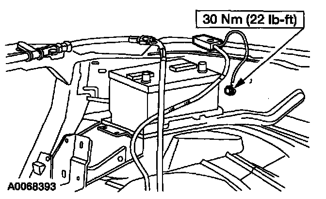 Factory diagram — Battery Cable