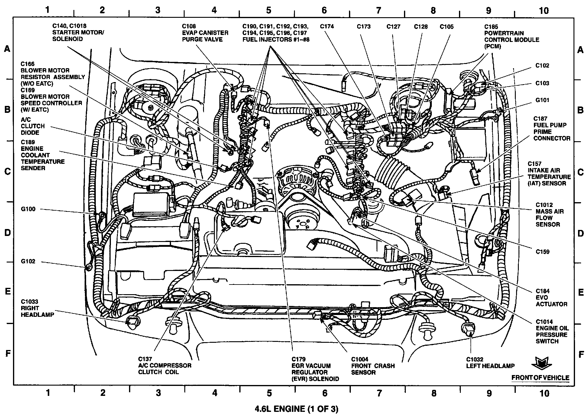 Factory diagram — Engine Control Module