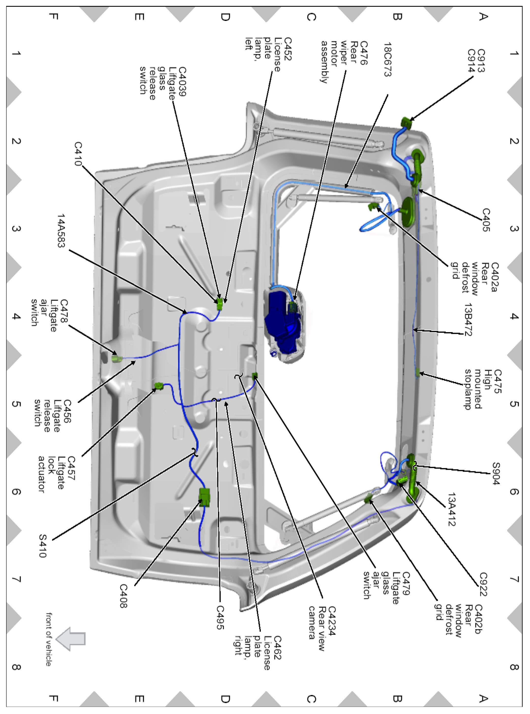 Factory diagram — Wiper Motor