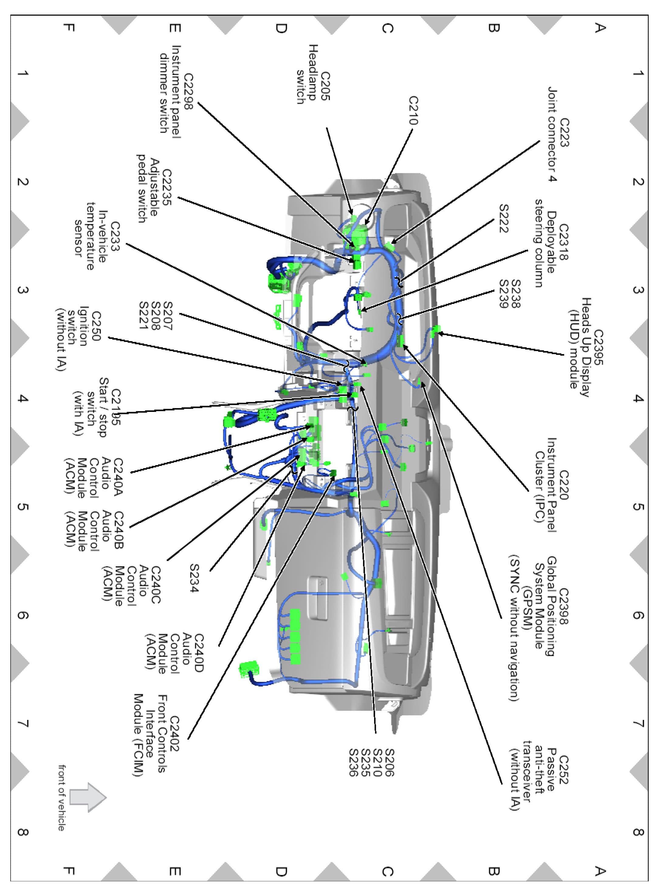 Factory diagram — Headlamp Switch