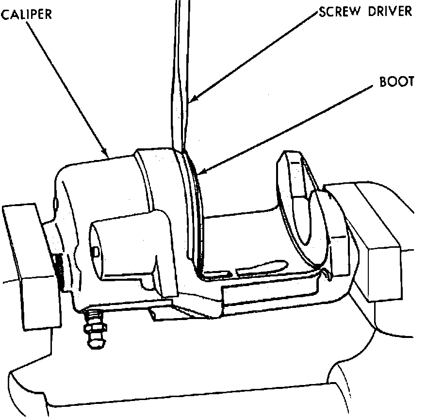Factory diagram — Brake Caliper