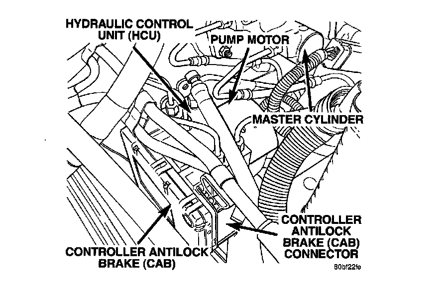 Factory diagram — Electronic Brake Control Module