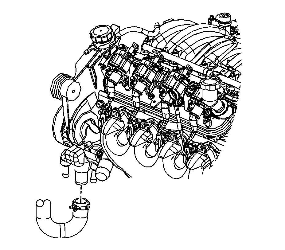 Factory diagram — Thermostat Housing