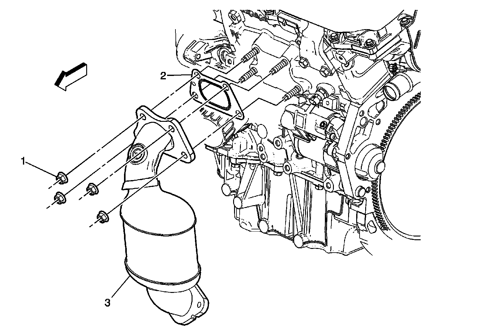 Factory diagram — Catalytic Converter