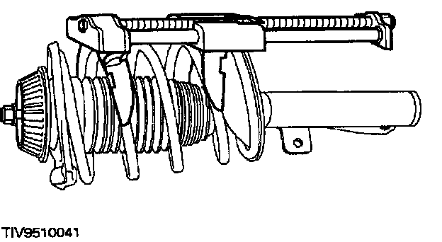 Factory diagram — Suspension Strut / Shock Absorber