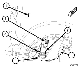 Factory diagram — Washer Fluid Level Switch