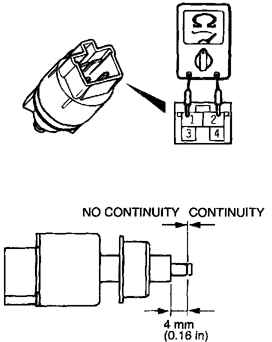 Factory diagram — Brake Light Switch