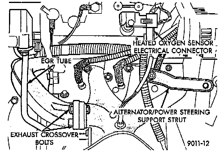 Factory diagram — Exhaust Manifold