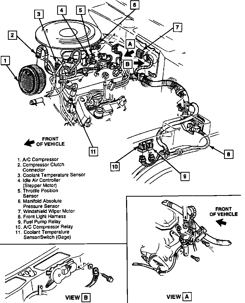 Factory diagram — Wiper Motor