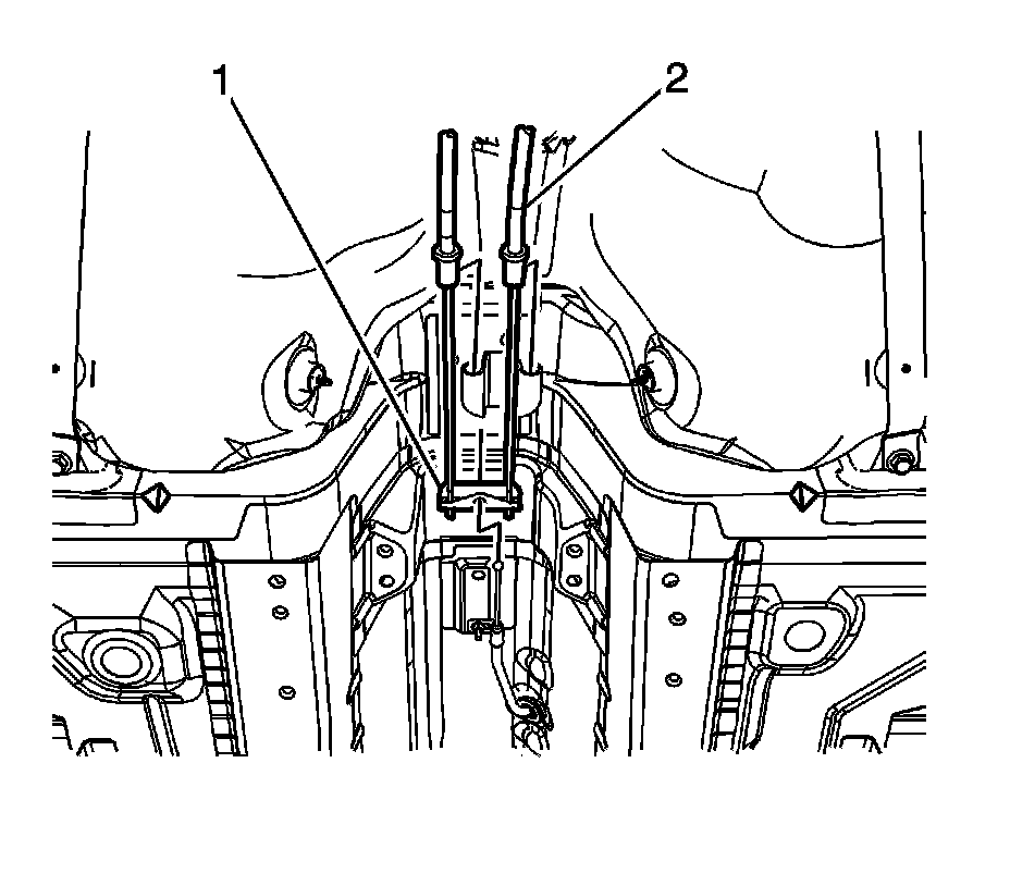 Factory diagram — Parking Brake Cable