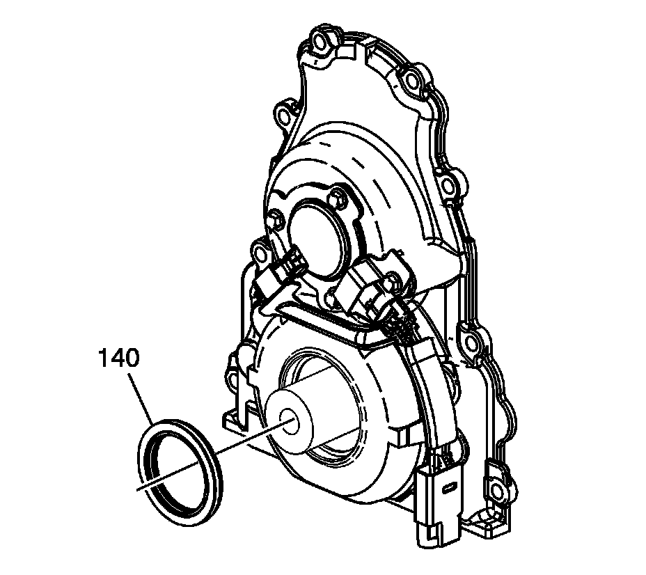 Factory diagram — Front Crankshaft Seal
