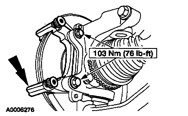 Factory diagram — Brake Caliper