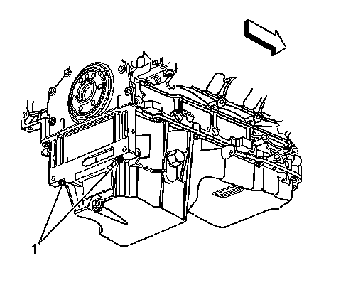 Factory diagram — Crankshaft Seal Retainer