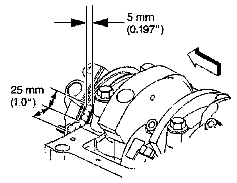 Factory diagram — Oil Pan
