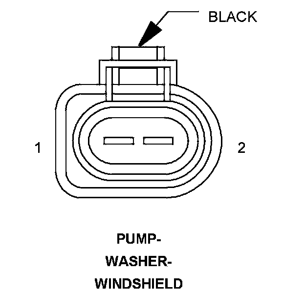 Factory diagram — Windshield Washer Pump