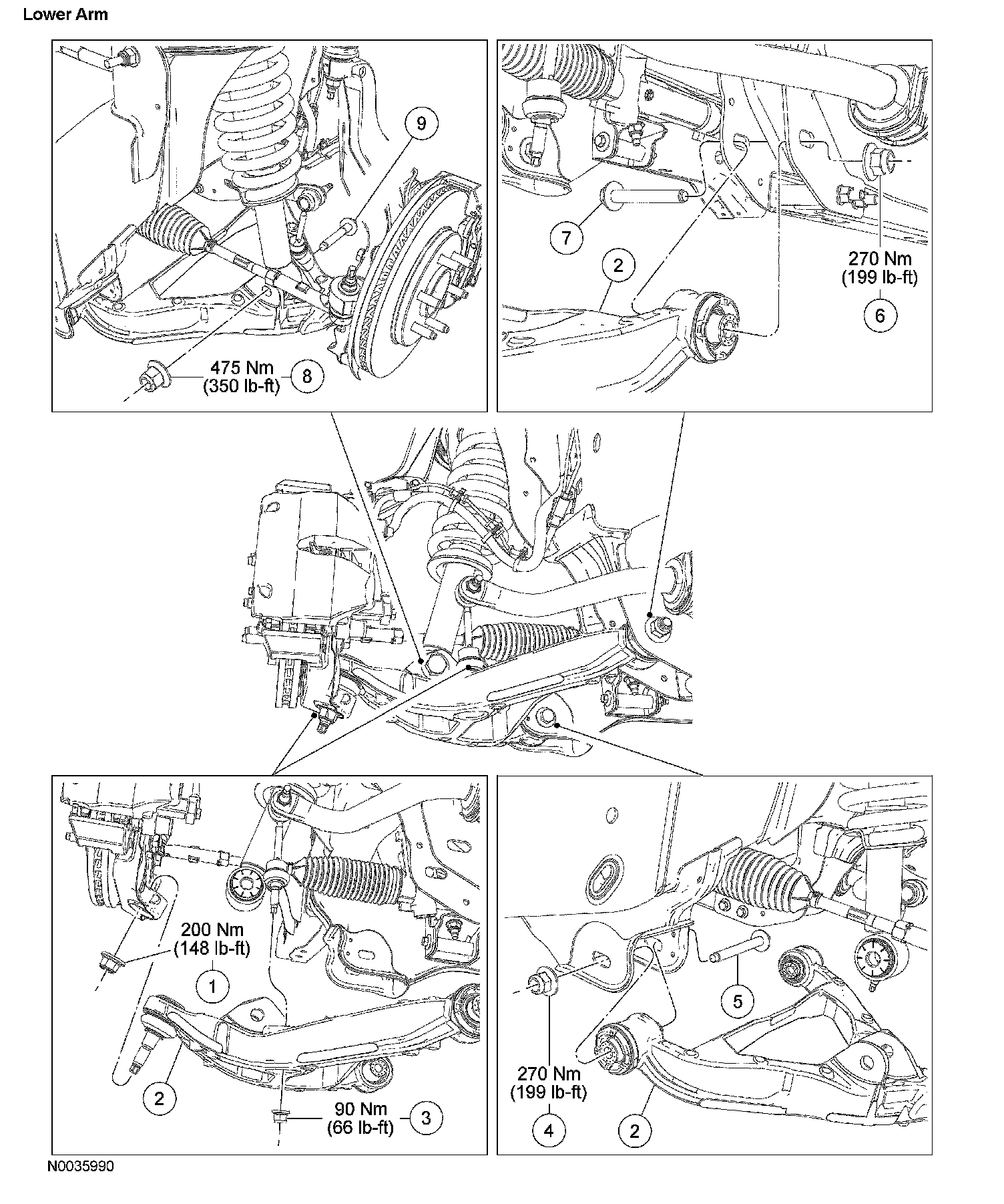 Factory diagram — Control Arm