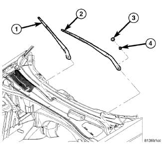 Factory diagram — Wiper Arm