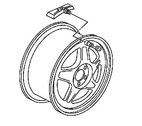 Factory diagram — Tire Pressure Sensor