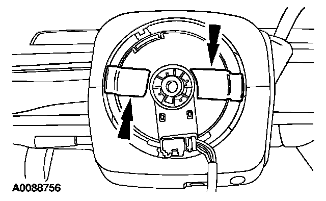 Factory diagram — Clockspring Assembly / Spiral Cable