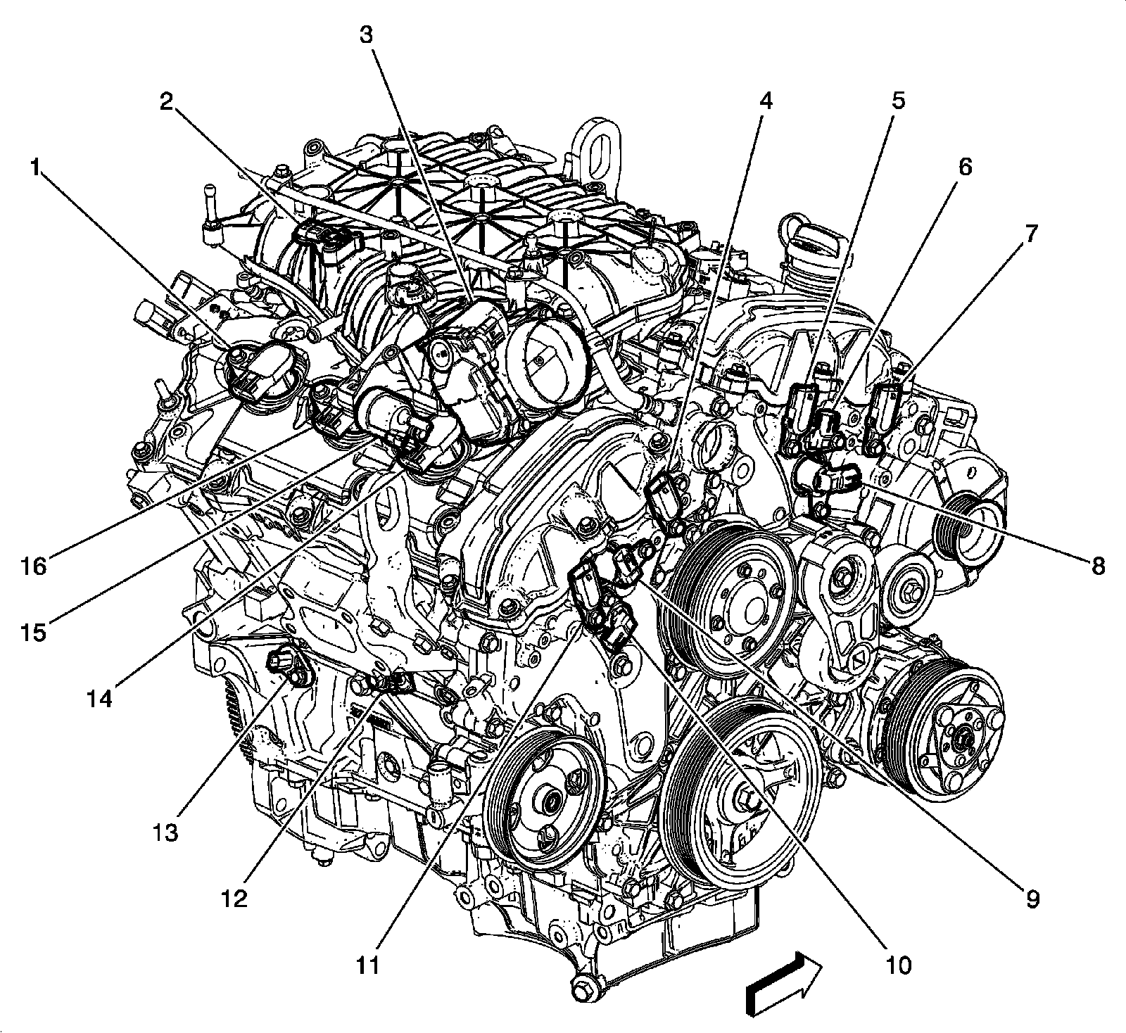 Factory diagram — Variable Valve Timing Actuator
