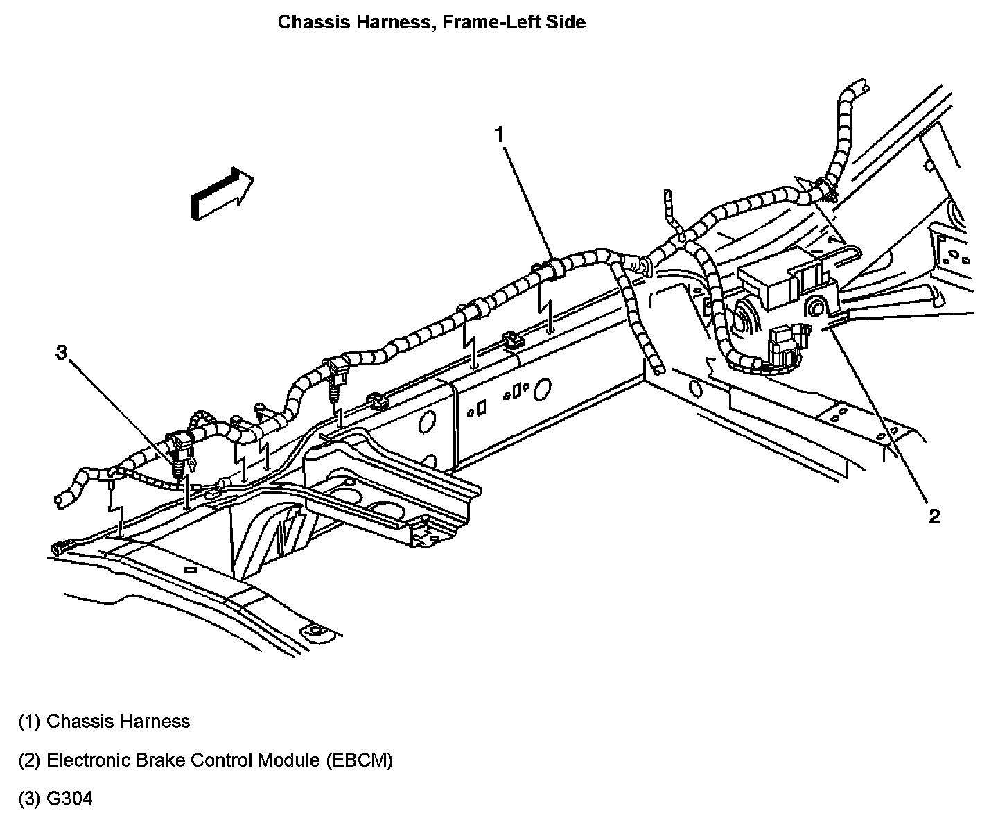 Factory diagram — Electronic Brake Control Module