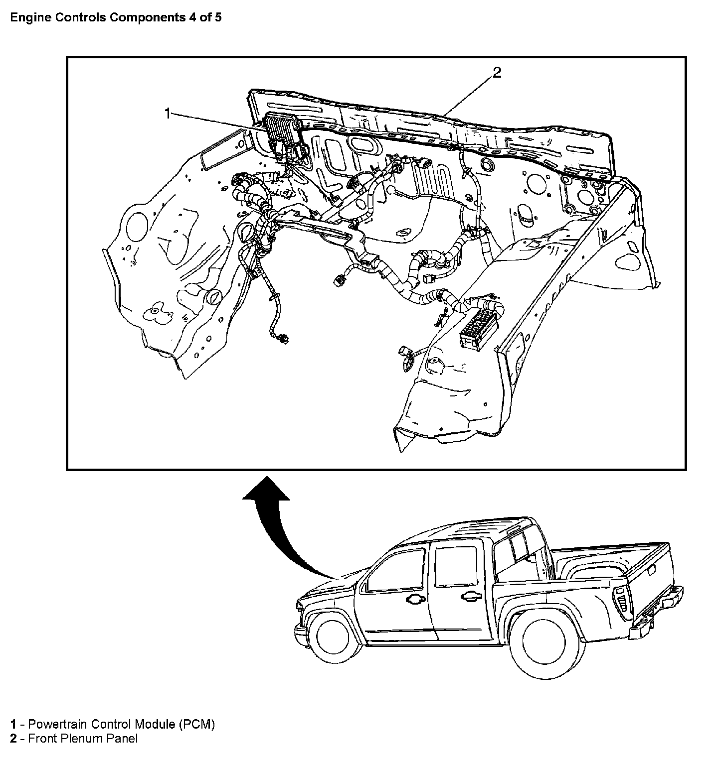 Factory diagram — Engine Control Module