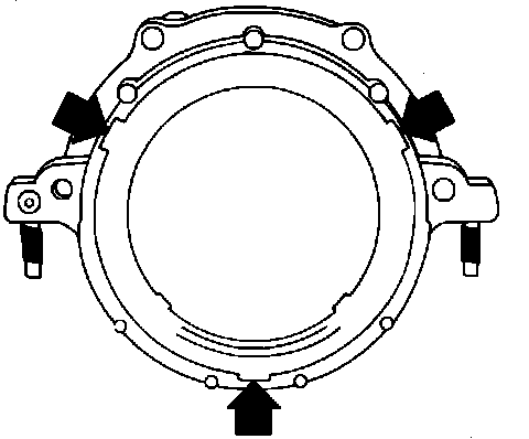 Factory diagram — Rear Crankshaft Main Bearing Seal