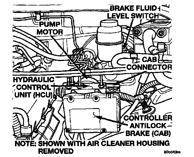 Factory diagram — Electronic Brake Control Module