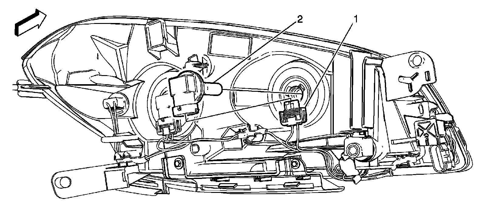 Factory diagram — Headlamp