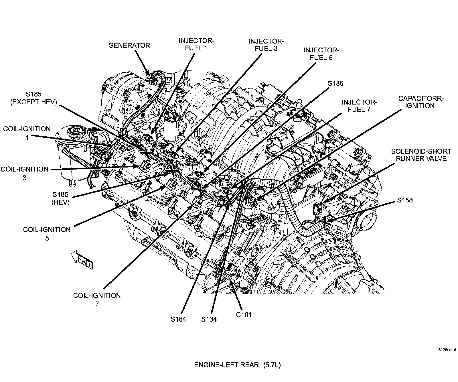 Factory diagram — Alternator