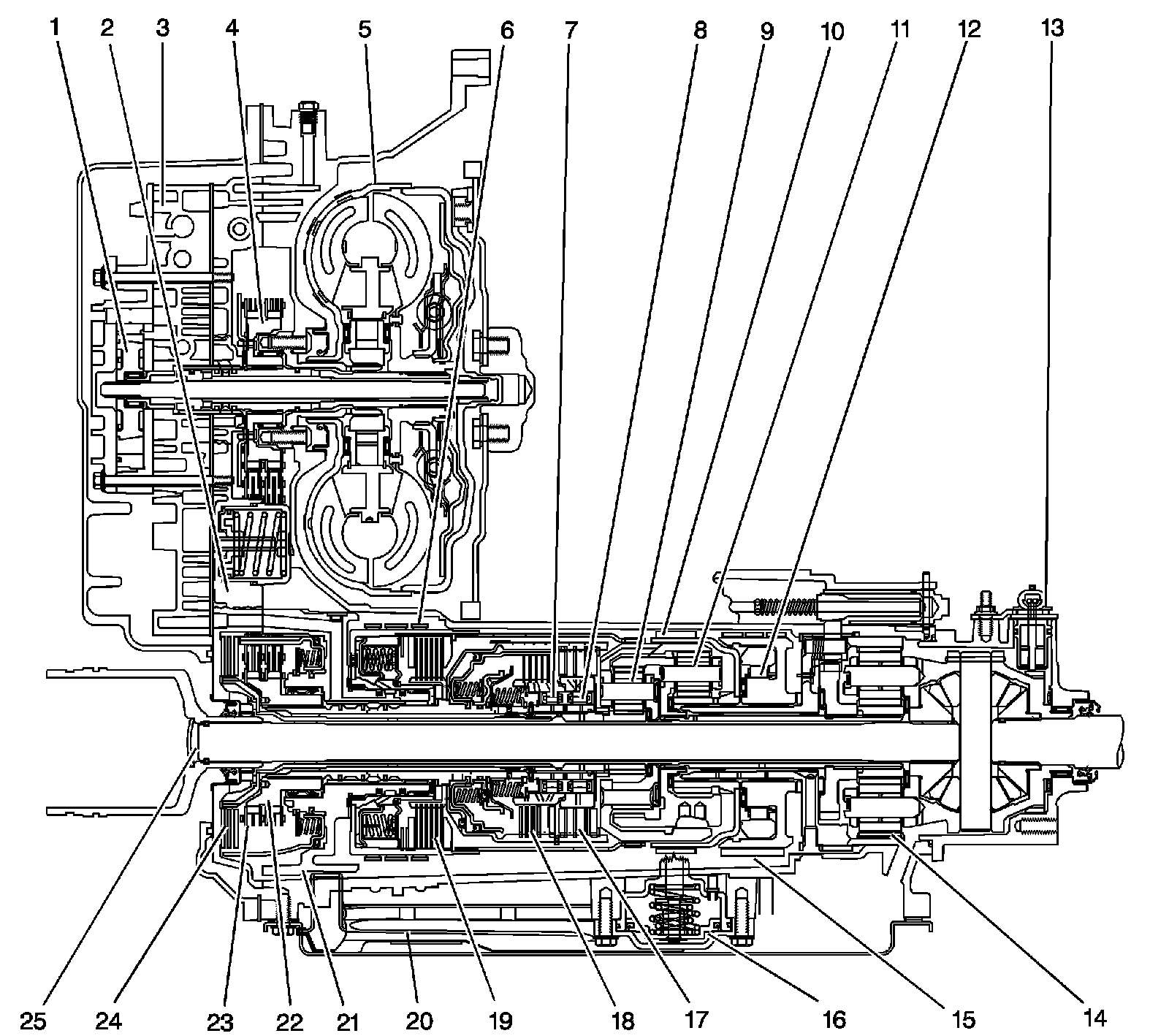 Factory diagram — Automatic Transmission/Transaxle