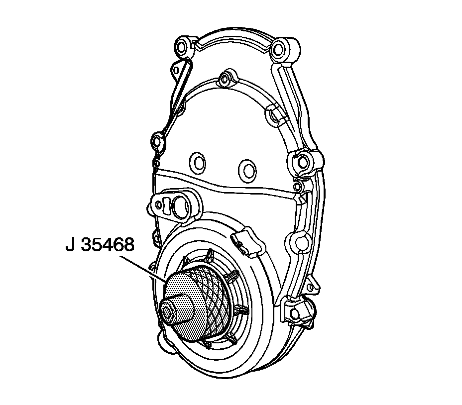 Factory diagram — Front Crankshaft Seal