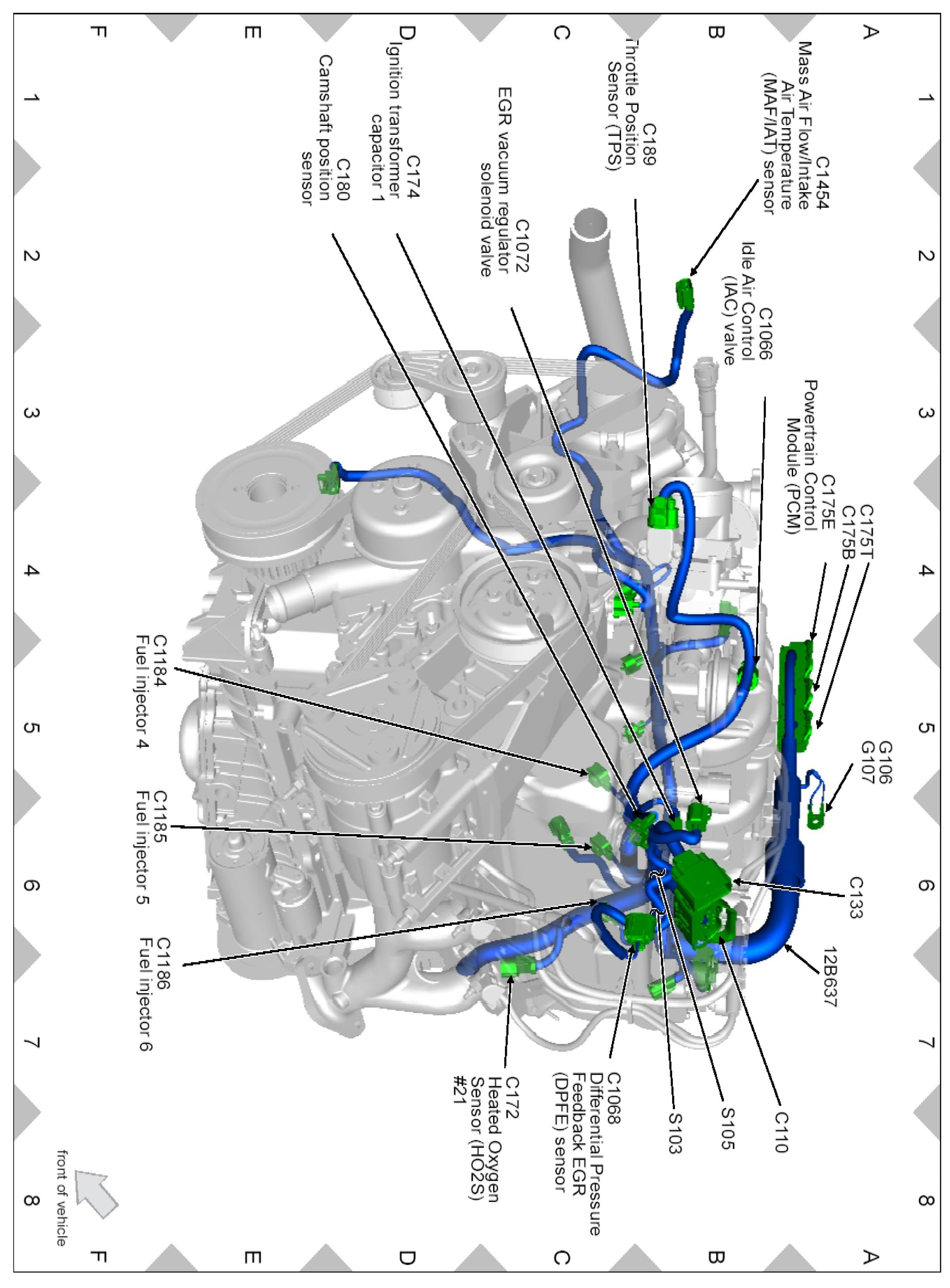 Factory diagram — Engine Control Module