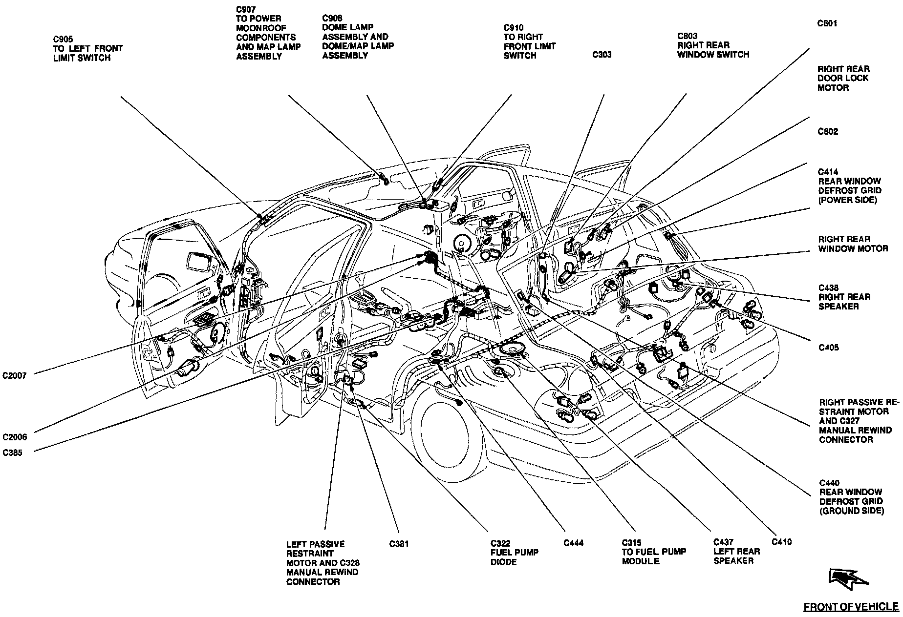 Factory diagram — Fuel Gauge Sender