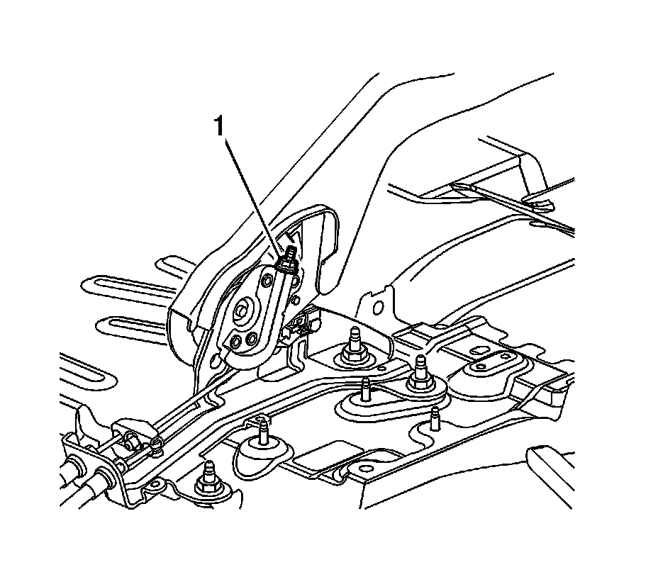 Factory diagram — Parking Brake Cable