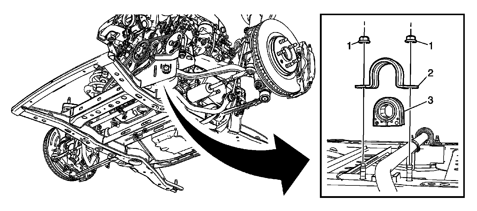 Factory diagram — Stabilizer Bushing