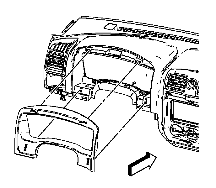 Factory diagram — Instrument Cluster / Carrier