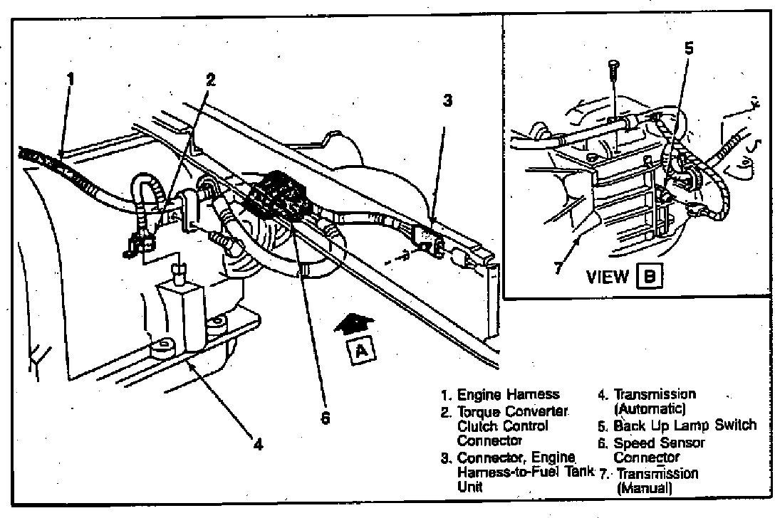 Factory diagram — Vehicle Speed Sensor
